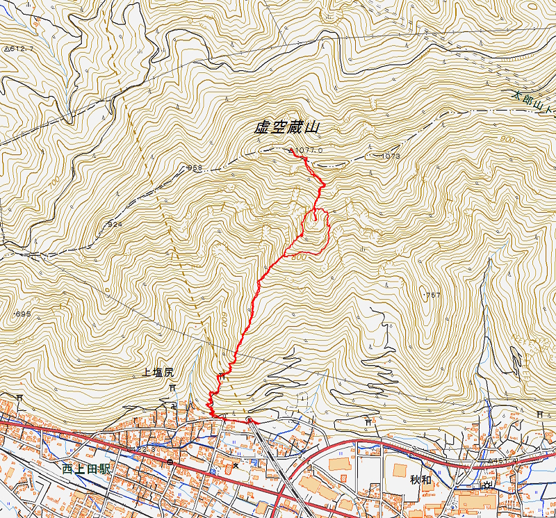 虚空蔵山 2023年1月1日