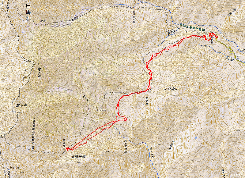 白馬鑓温泉 2024年4月28日